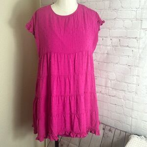 Blue Rain pink dress